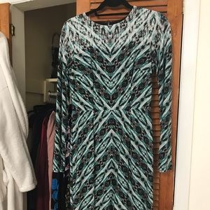 Maggy London long sleeve midi dress